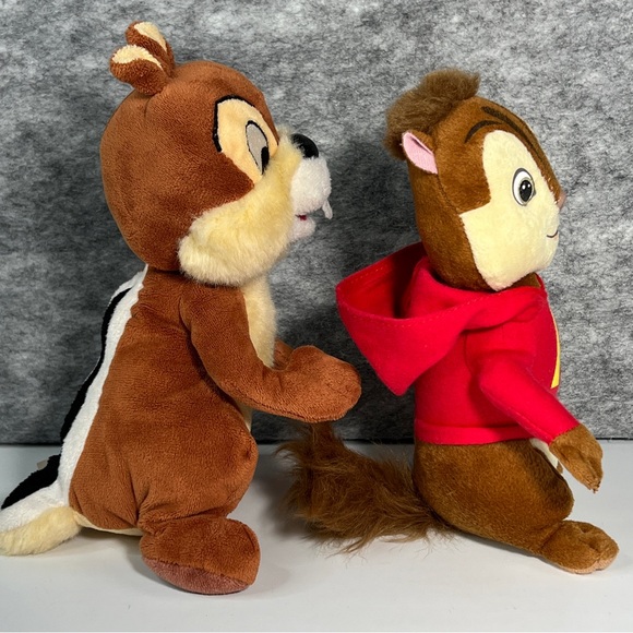 Disney Parks Alvin and the Chipmunks CHIP & ALVIN Plush Characters **READ** - Picture 11 of 15